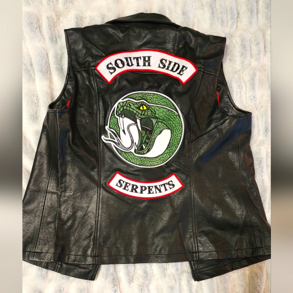 Riverdale Moto Vest with spikes (never worn)